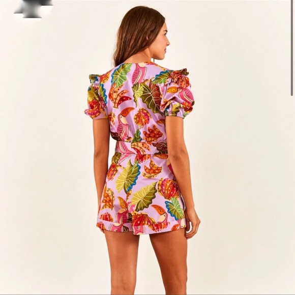 NWT FARM Rio Belted Romper Size M - Picture 4 of 17